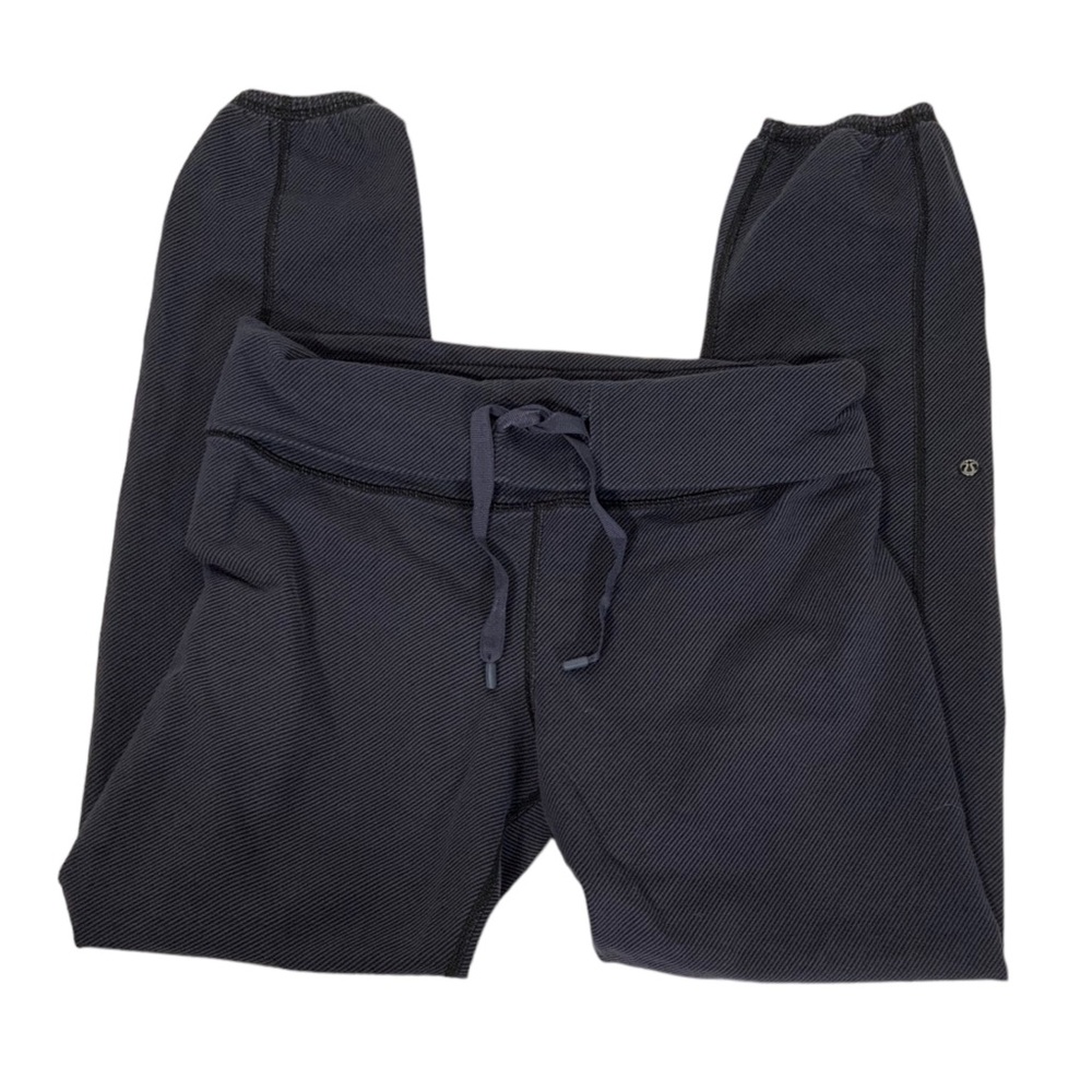 Lululemon fold down waist stripe jogger waist